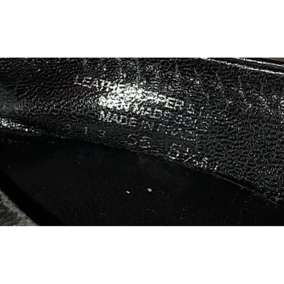 Tory Burch Reva Ballet Flats Size 6.5 Black Leather Upper - Picture 9 of 9